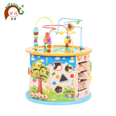 China Mainpulative wooden toy/educational toys color bead maze game for children educational toy for sale