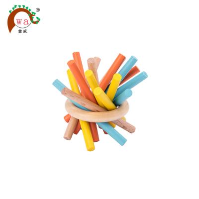 China Educational Toys Wooden Building Block Stick Toys for sale