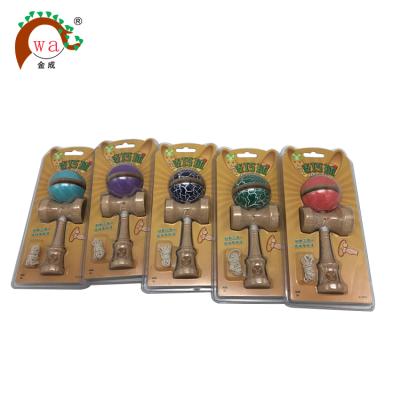 China Small Size USA Wooden Customized Kendama Wooden Candy Balls for sale