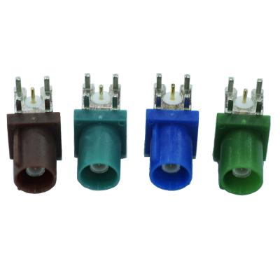 China FAKRA / FAKRA automotive connector, PCB end / line end, customized connector. for sale