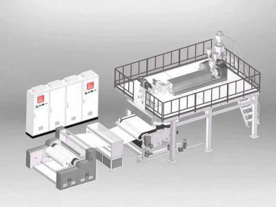 China Pano não tecido de Meltblown da tela do elevado desempenho 450kw Pp que faz a máquina à venda