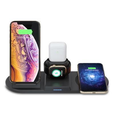 China Qi Wireless Charging Selling Best On Amazon Haier N39-2 PC/ABS 15W Qi Multifunctional Fast Wireless Charger for sale