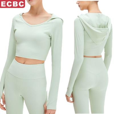 China European and American threaded yoga clothes European and American threaded women's running sweat-absorbing elastic breathable fitness s quick-drying for sale