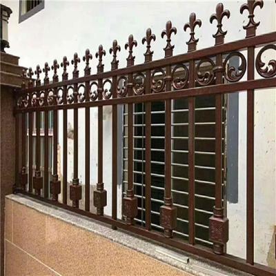 China Easily Assembled Cheap Wrought Iron Fence Used Wrought Iron Ornaments Fencing For Sale for sale