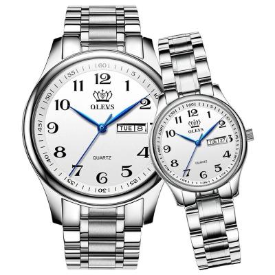 China 2020 New Automatic Quartz Watch Fashion Versatile Date Lovers Watch Alloy Stainless Steel Waterproof Functional Dial for sale