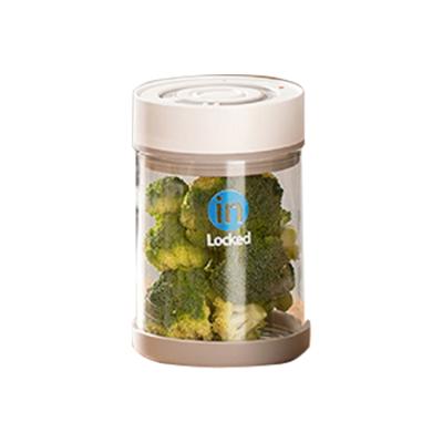 China Viable Transparent Cereal And Dried Fruit Snack Hyundai Sealed Air Freshener Storage Jar for sale