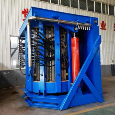 China Metal Smelting 1 Ton Scrap Stainless Steel Melting Furnace Induction Stainless Steel Melting Furnace for sale