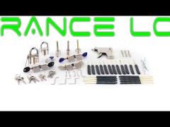 24pcs Practice Padlock Set Stainless Steel Tubular Lock Picking Tools 7 In 1