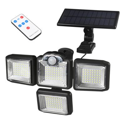 China Outdoor Garden Alloy Ip65 Waterproof Led Garden Light Solar Motion Sensor 24/48/60 Degree Wall Security Lights for sale