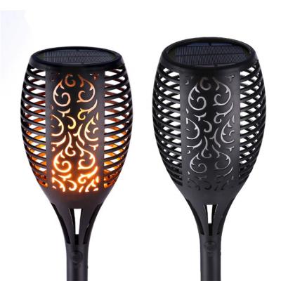 China Beautiful Artificial Outdoor Solar Lawn Garden Fire Light For The Yard for sale