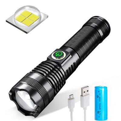 China Hiking Camping Running Motorcycle Led Mini Torch Light Recharging Emergency Climbing , Smallest Usb Torch 4w Road Led Flashlight Flashlight Flares Flashing Warning for sale