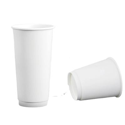 China Recyclable multiple color container supplier takeaway cone cups kraft paper white paper cupspaper cup with lid for sale