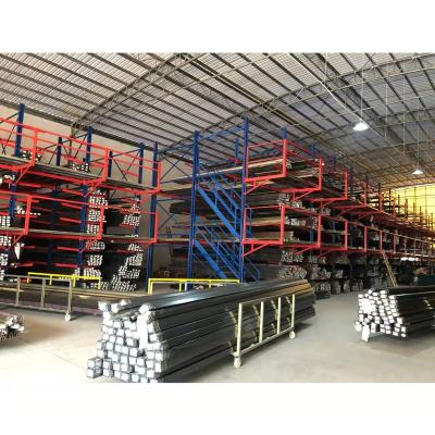 China Heavy Duty Aluminum Steel Pipe Storage Corrosion Protection Warehouse Rack Double Sided Cantilever Rack for sale