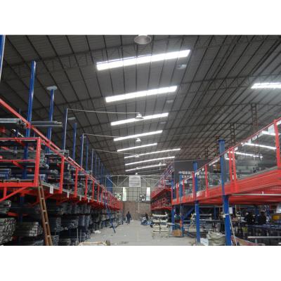 China Corrosion Protection Design Free Warehouse Shelves Hardware Steel Reinforced Timber Pipe Profile Material Shelf for sale