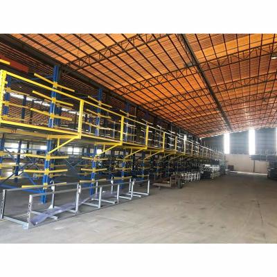 China Wholesale Steel Structure Cantilever Attic Platform Corrosion Protection Factory Multistory Loft Warehouse Shelves for sale