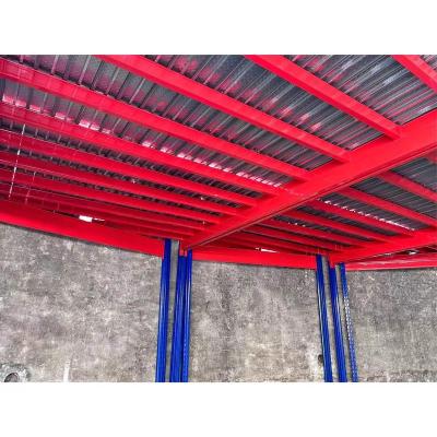 China Convenient Corrosion Protection Steel Structure Warehouse Storage Attic Mezzanine Shelf Storage Shelf Warehouse Rack for sale