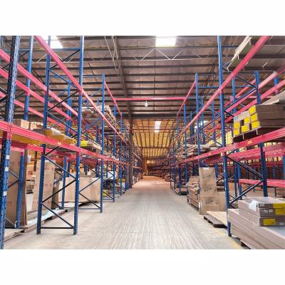 China Commercial warehouse metal storage rack corrosion protection metal shelf storage rack heavy duty rack for sale