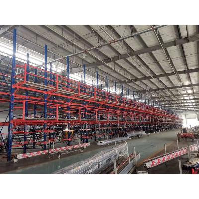 China Corrosion Protection Wholesales Shelves Long Arm Storage Rack Double Warehouse Wooden Rack for sale