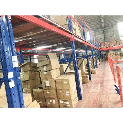 China Corrosion Protection Industrial Heavy Duty Warehouse Rack Mezzanine Floor Steel Racking Storage Systems for sale