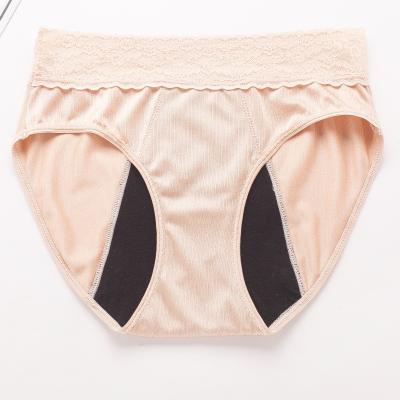 China New Plus Size Antibacterial Front And Back Leak Proof Girls Underwear 4 Layer Menstrual Period Panties for sale