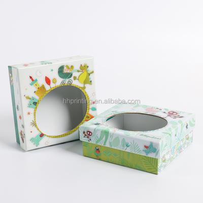 China FSC Handmade Cute Rigid Cardboard Kids Paper Shoe Box for sale