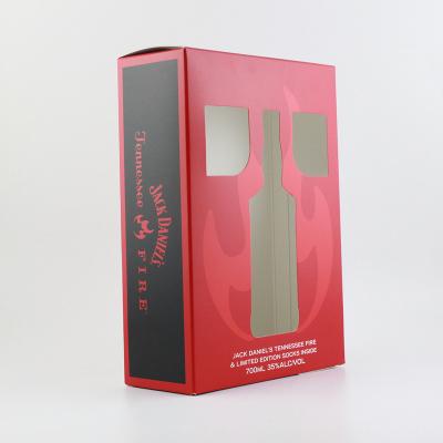 China Beautiful paper box whiskey vodka strong wine paper box, wine paper box, printed paper box for sale