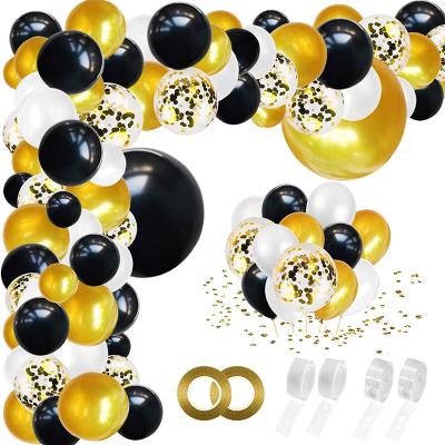 China Fashional Black and White Confetti Balloons 10