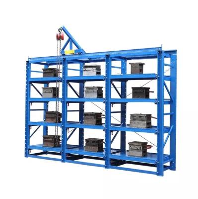 China Excellent Corrosion Protection Quality OEM Mold Storage Shelves With Sliding Drawer Panel for sale