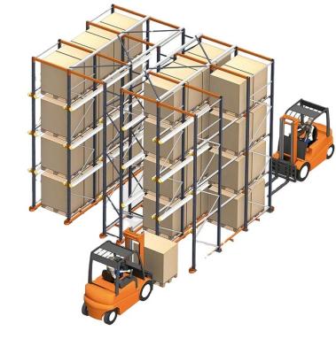 중국 High Quality Steel Racking Systems Pallet Corrosion Protection Industrial Warehouse Rack Drive In Pallet Rack 판매용