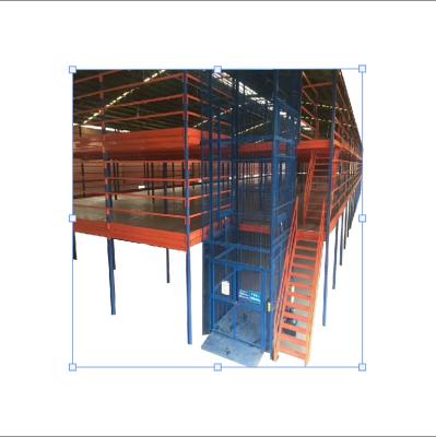 China Corrosion Protection Made In China Warehouse Shelves Storage Steel Mezzanine Floor Selective Shelving System for sale