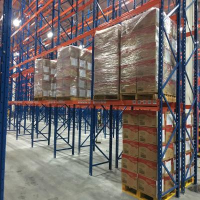 China Corrosion Protection Heavy Duty Industrial Selective Racking Bay High Assemble Pallet Use Racking Warehouse Storage Racking en venta