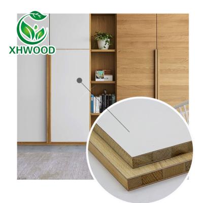 China Sales WBP Melamine 15mm MDF Block Board Modern Warm White 18mm Melamine Board For Furniture for sale