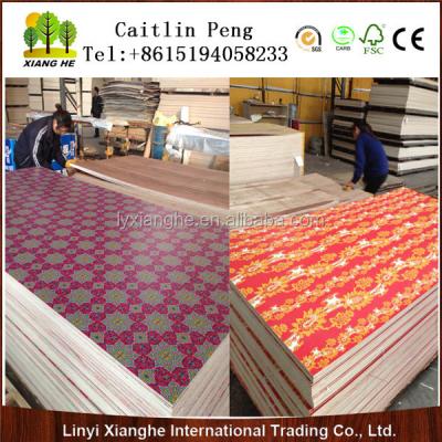 China xhwood 18mm Linyi poplar natural plywood paper overlay modern plywood for making furniture for sale