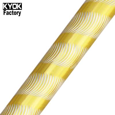 China Home Aluminum Rod Gold 6 Meter Diameter 28mm Metal Curtain Rod Window Curtain Pipe Decoration KYOK for sale