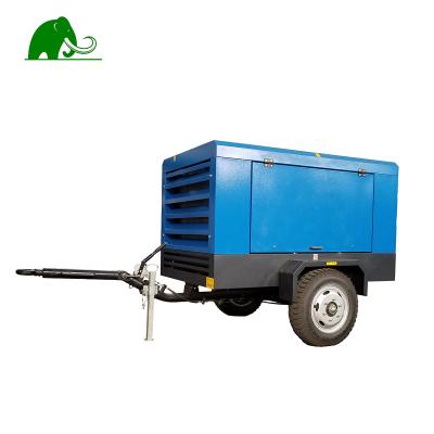 China Lubricated Diesel Air Compressors Energy Saving Portable Air Compressor for sale