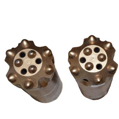 China Drilling 38mm 7 Button Drilling Bit For Tapered Rock Drill Button Drill Bit for sale