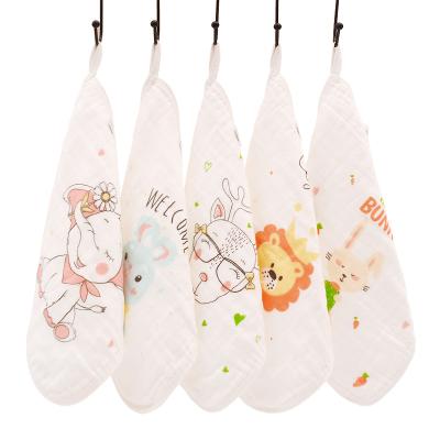 China Child Safe Cotton Newborn Bath Bamboo Face Set 100% Organic Soft Muslin Blanket Sweat Hitting Hooded Cloth Babi 6Pcs Customize Baby Towel for sale