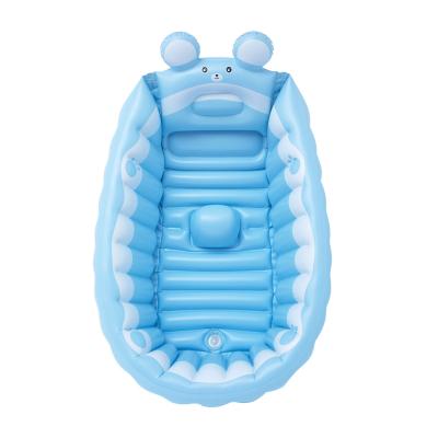 China Ningbo Hot Design Hospital Life Whale Backrest 2020 Selling Toddlers Baby Folding Bath Tub for sale