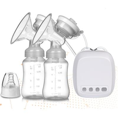 China Customized double 9 grade silicone baby electric digital ppsu BPA free rechargeable portable wireless breast pump for sale