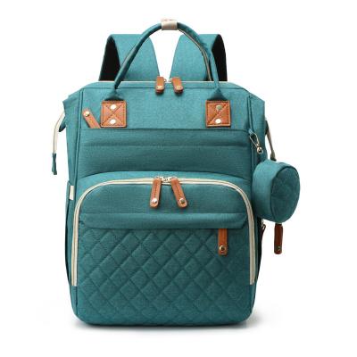 China Low moq Water Resistant Nursing Organic Detachable Daddy Folding Sublimation Baby Diaper Bag Backpack 2022 Free Sample for sale