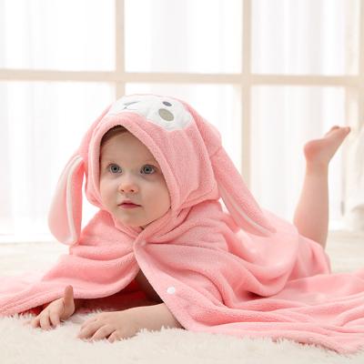 China Bath Cotton Child Safe Towels Set Hooded Towel 100% Baby Blanket Organic Soft Bamboo Super Animal Washcloth for sale