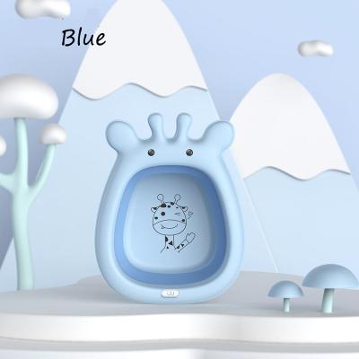 China Quality Bangladesh Round Color Tub Bath Tub Ceramic Face Design Height Infant Wash Basin For Toddlers Baby Basin 03 for sale