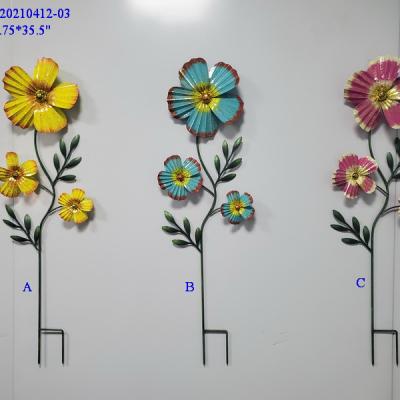 China Outdoor Metal Flower Decoration Metal Flower Decoration Floral Items for sale