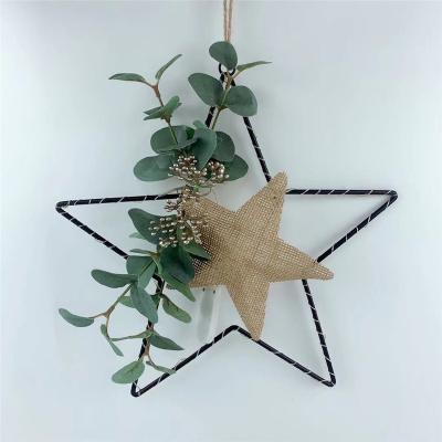 China New Metal Factory Classic / Postmodern Custom Five Star Wall Door Hanging Decorations for sale