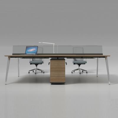 China Other High Quality Office Staff Office China Manufacturer Open Workstation 4 Seater Modular Desk for sale