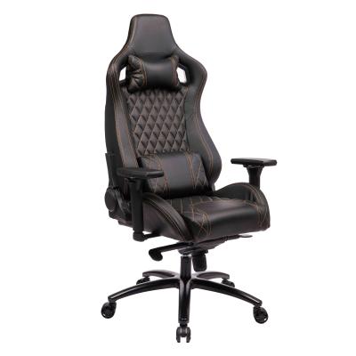 China New Modern Design Comfortable Black High Back PU Leather Heavy Duty Ergonomic Luxury Racing Racing Gaming Chair for sale