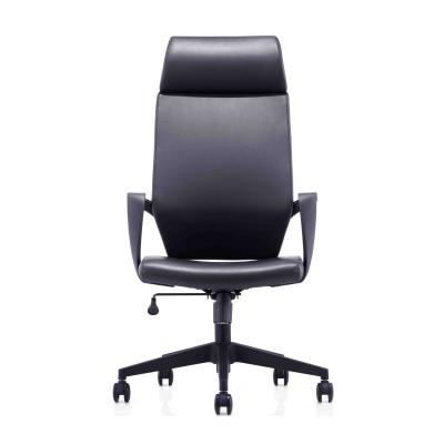 China (Height)Modern Design High Adjustable Back Rotating Leather Executive Office Chair With Headrest for sale