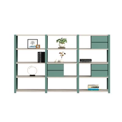 China Shelf Cabinet for Space Dividing Administrative Staff Area Divider Storage Open Shelf File Manager Room Back Storage Flower Open Shelf for sale