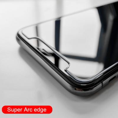 China Tempered glass 9H big arc clear glass for iphone 13 12 11 pro max screen protector tempered glasses for XR XS max edge 876P 2.5D film big 0.3mm for sale