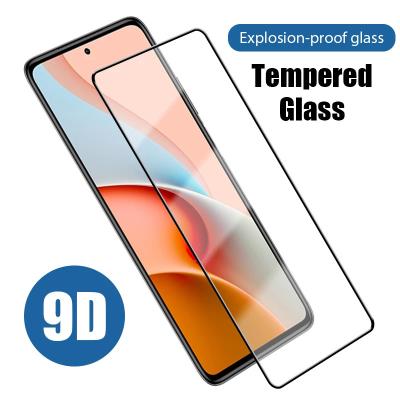 China 2.5D Full Round Edge 9D Glue Cover Tempered Glass For Redmi 10 5G Pro 9H 2.5D Shockproof Guard Power 10C 10A Note11 11S 11T Screen Protector Film for sale